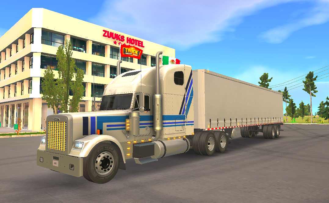 Freighter Classic Xl Skin White Line Skins Truck Simulator Ultimate Apendi Skins Truck