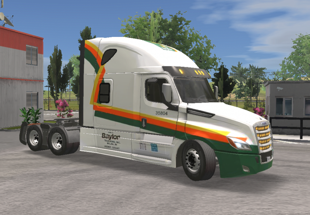 Truck Simulator Ultimate Skin Cascadia Baylor Transport Apendi Skins