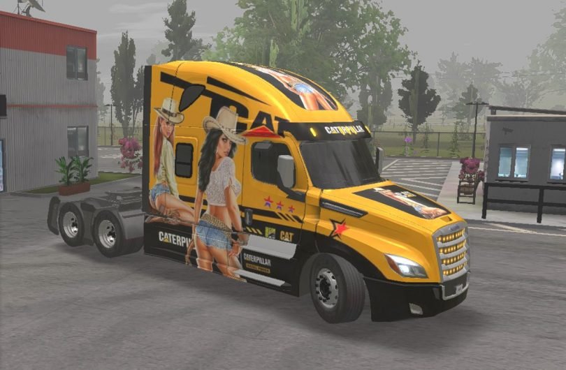 Freighter Cascadia Skin Cowboy Girl Truck Simulator Ultimate Apendi