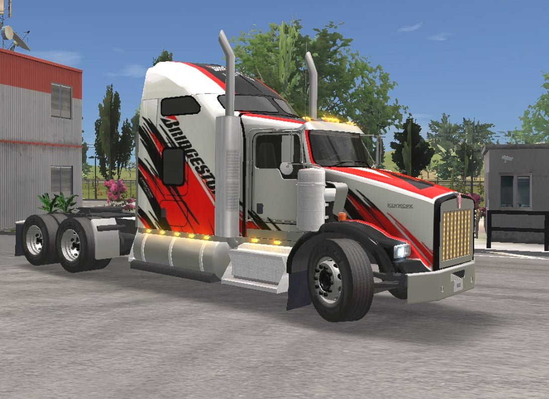 Kenworth T Skin Bridgestone Apendi Skins Truck Simulator