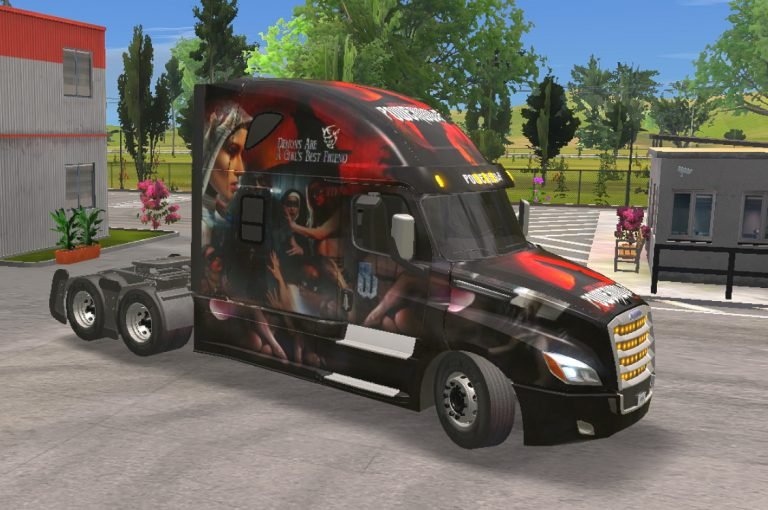 Freighter Cascadia Skin POWERWOLF Apendi Skins Truck Simulator