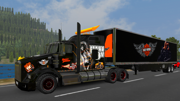 Skin Kenworth T Harley Davidson Apendi Skins