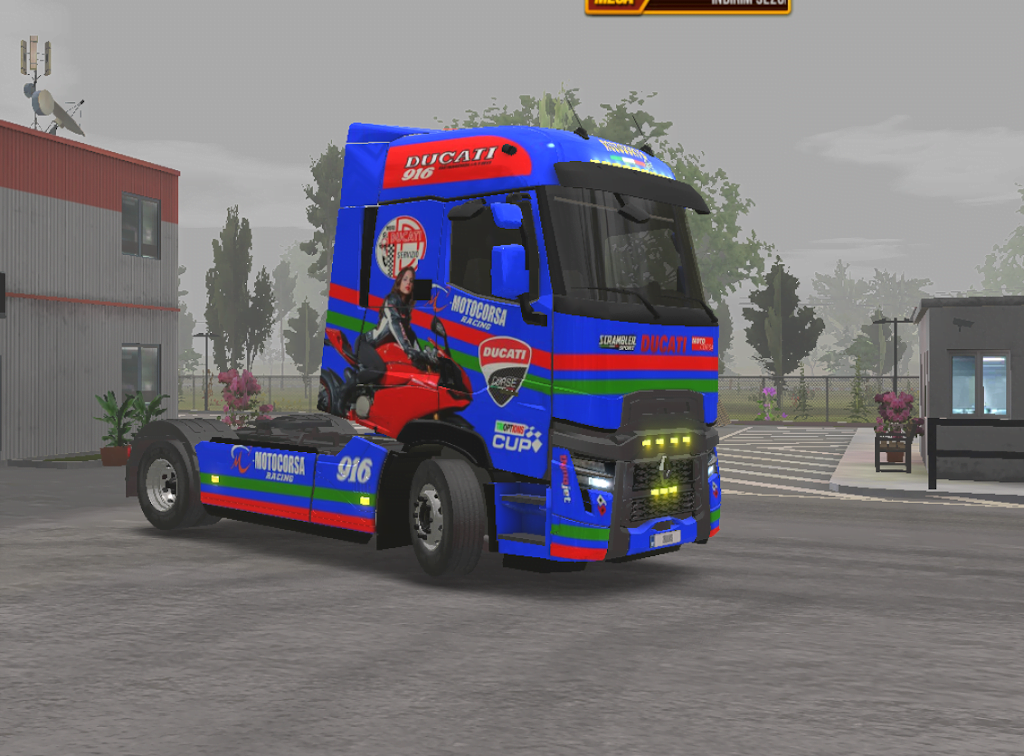 Truck Simulator ultimate Skin Renault Range T Skin DUCATI | Apendi Skins