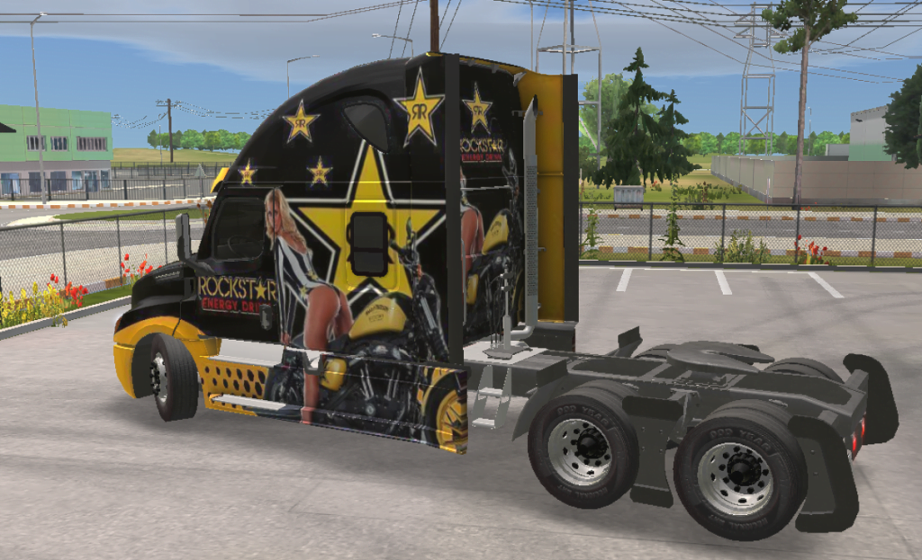 Truck Simulator ultimate Skin CASCADIA Rocstar Energy | Apendi Skins