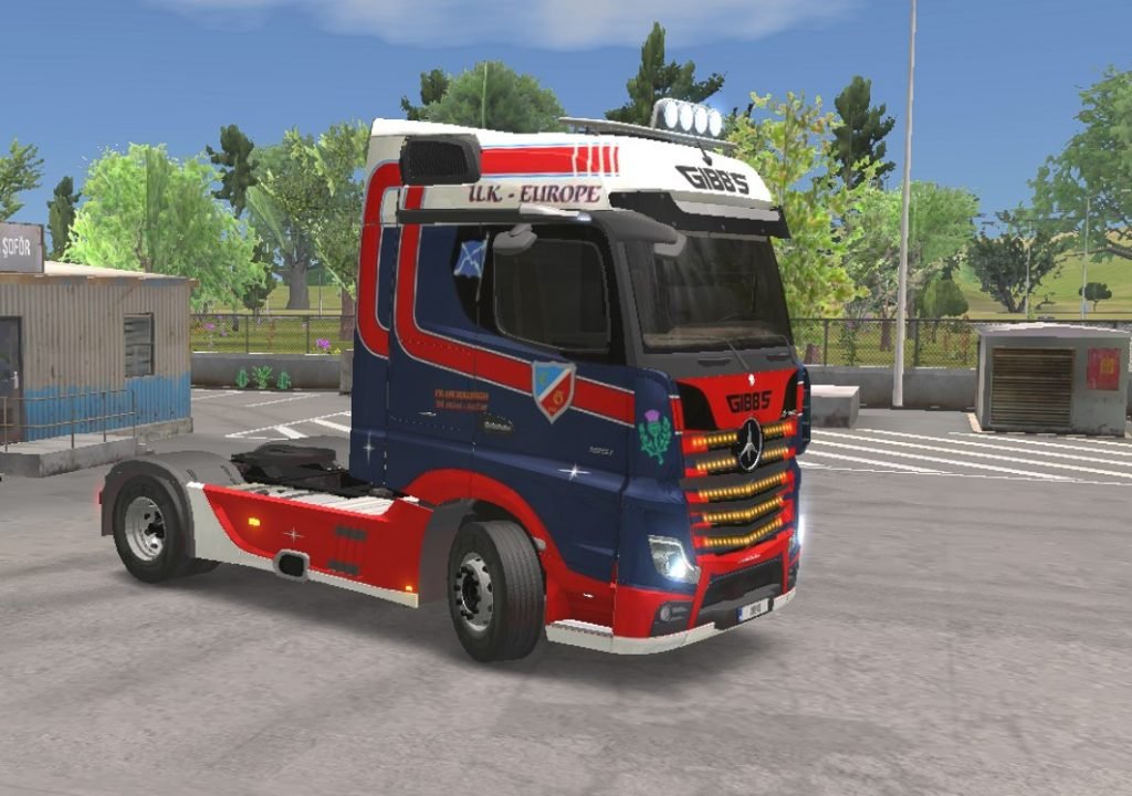 Mercedes Actros 2020 Skin Gibbs Transport | Apendi Skins