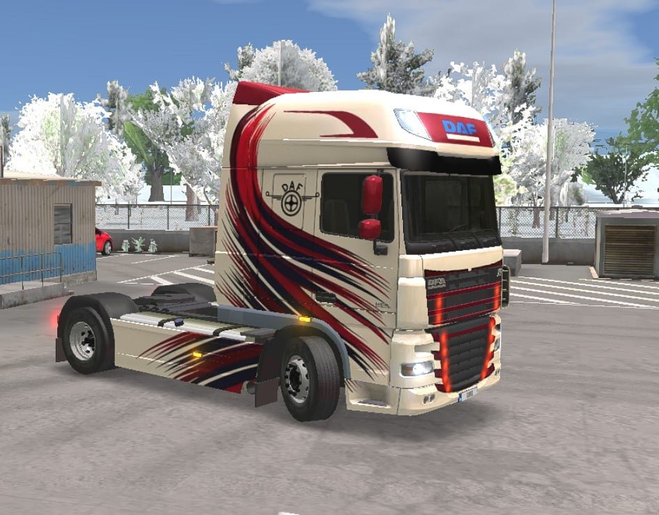 Truck Simulator ultimate Skin Daf XF 2010 pro Design 01 | Apendi Skins ...