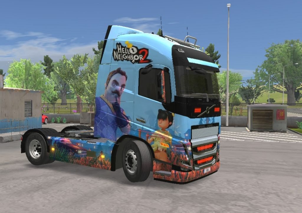 VOLVO FH 2021 Skin Hello Neighbor, Skins Truck Simulator ultimate ...