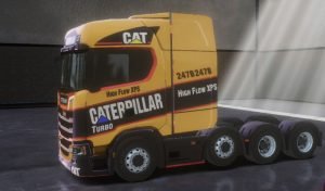 Scania S Skin New Caterpillar Truckers Of Europe Skin Apendi Skins