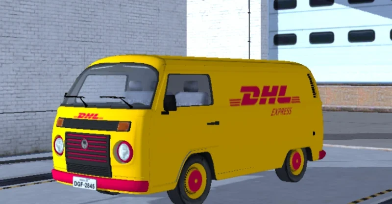Volkswagen Kombi DHL Skin Nas Estradas do Brasil
