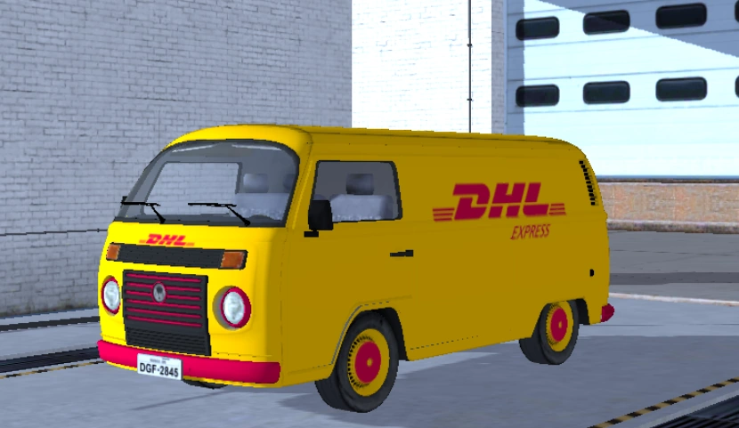 Volkswagen Kombi DHL Skin Nas Estradas do Brasil