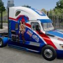 Skin Truck simulator big rigs Cascadia HighRoof.