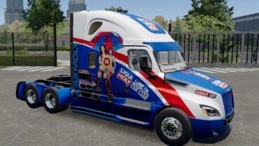 Skin Truck simulator big rigs Cascadia HighRoof.