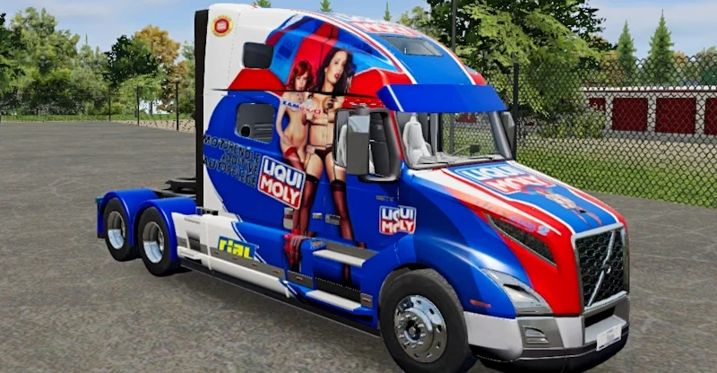 Skin Truck simulator big rigs Volvo VNL HighRoof.