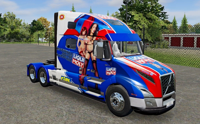 Skin Truck simulator big rigs Volvo VNL HighRoof.