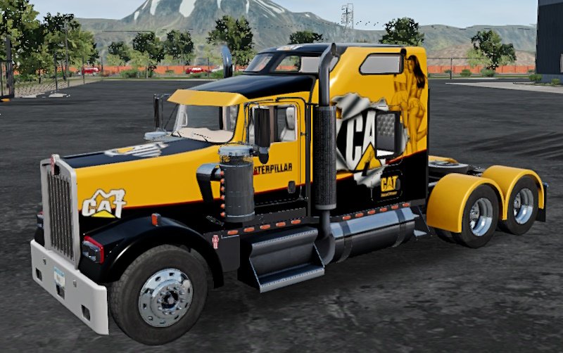 Truck simulator big rigs Skin Kenworth w900.
