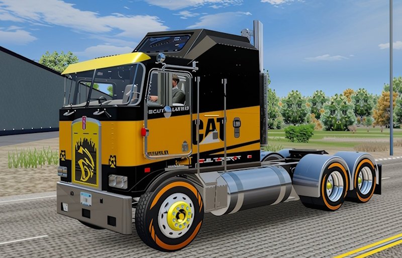 Kenworth K100 skin Truck simulator big rigs